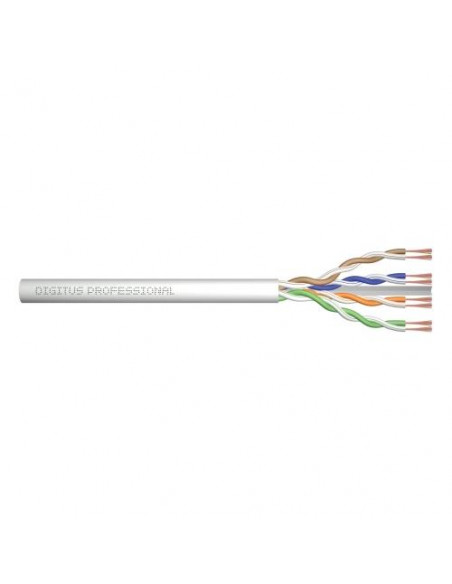 CAVO RETE DIGITUS FLESSIBILE NON SCHERMATO UTP HALOGENFREE PER RETI CATEGORIA 6 IN RAME MATASSA MT.100 - DK1613P1
