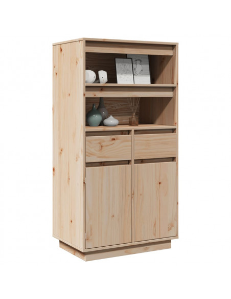 Credenza 60x40x116,5 cm in Legno Massello di Pino