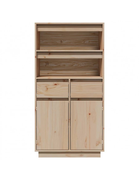 Credenza 60x40x116,5 cm in Legno Massello di Pino
