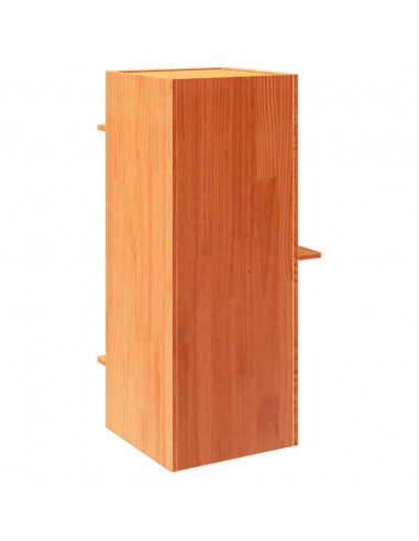 Cuccia per Gatti Marrone Cera 43x43x90cm Legno Massello di Pino