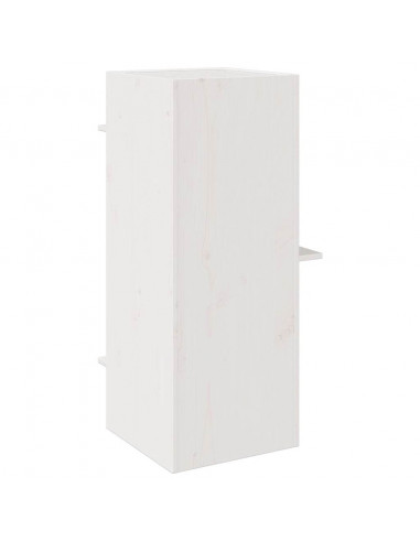 Cuccia per Gatti Bianca 43x43x90 cm in Legno Massello di Pino