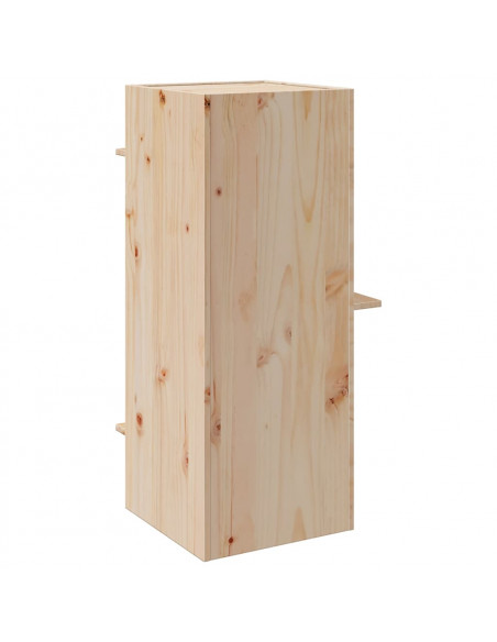 Cuccia per Gatti 43x43x90 cm in Legno Massello di Pino