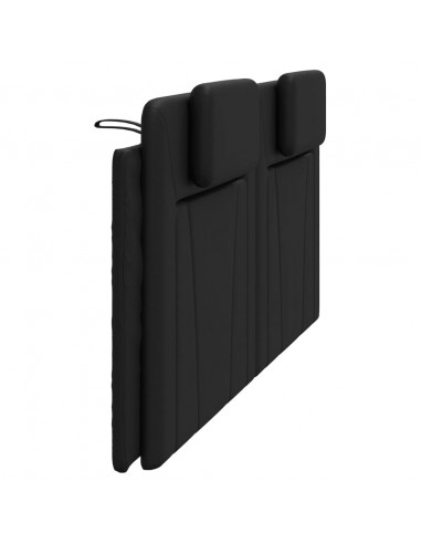 Cuscino Testiera Nero 200 cm in Similpelle