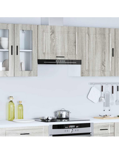 Pensile da Cucina Porto Grigio Sonoma in Legno Multistrato