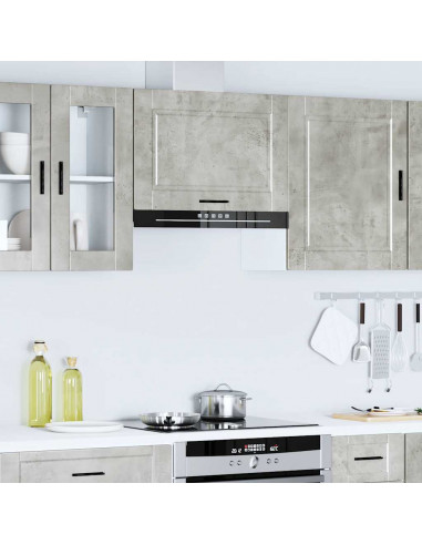 Pensile da Cucina Porto Grigio Cemento in Legno Multistrato