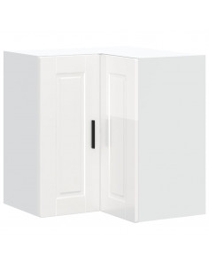 Pensile da Cucina ad Angolo Porto Bianco Lucido in Truciolato