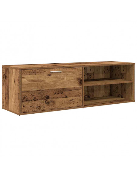 Mobile Porta TV Legno Antico 120x34x37 cm in Legno Multistrato
