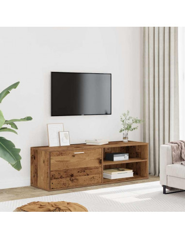 Mobile Porta TV Legno Antico 120x34x37 cm in Legno Multistrato