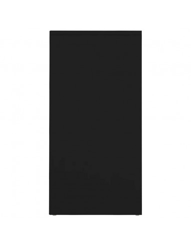 Scarpiera Nera 31,5x35x70 cm in Truciolato