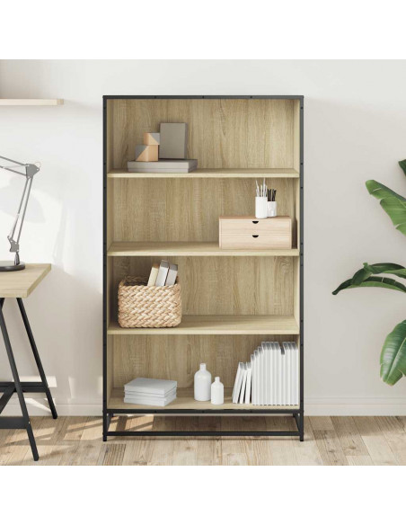Libreria Rovere Sonoma 80,5x35x139 cm in Truciolato