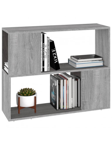 Libreria/Divisorio Grigio Sonoma 80x24x63 cm
