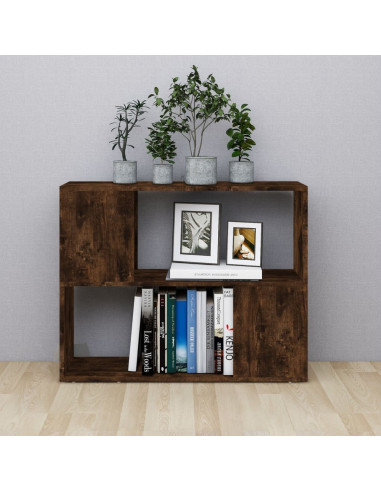 Libreria/Divisorio Rovere Fumo 80x24x63 cm