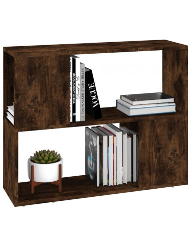 Libreria/Divisorio Rovere Fumo 80x24x63 cm
