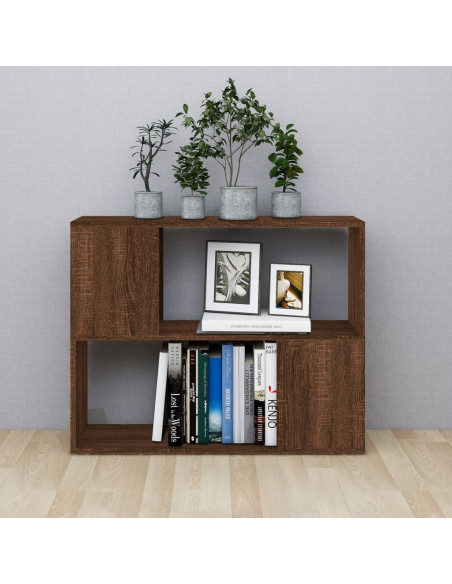 Libreria/Divisorio Rovere Marrone 80x24x63 cm