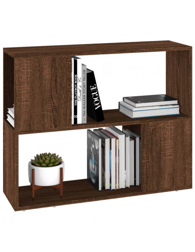 Libreria/Divisorio Rovere Marrone 80x24x63 cm