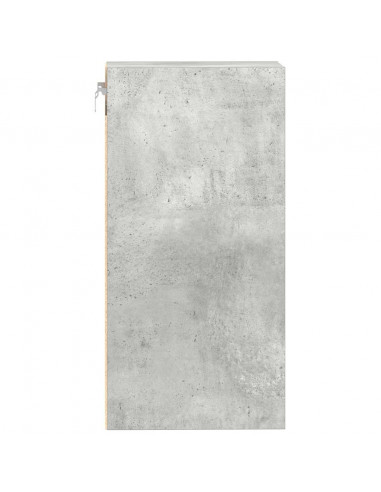 Mobile Pensile Grigio Cemento 20x29,5x60 cm Legno Multistrato