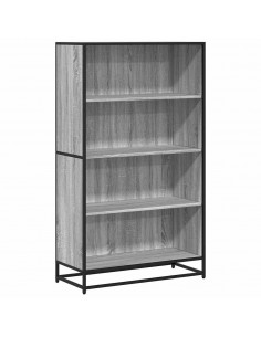 Libreria Grigio Sonoma 80,5x35x139 cm in Truciolato