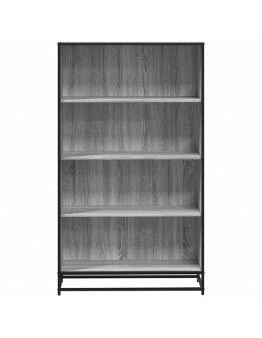 Libreria Grigio Sonoma 80,5x35x139 cm in Truciolato