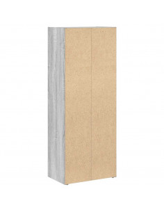 Libreria Grigio Sonoma 40x24x102 cm in Legno Multistrato