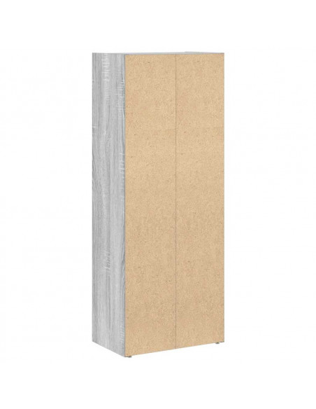 Libreria Grigio Sonoma 40x24x102 cm in Legno Multistrato