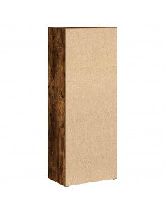 Libreria Rovere Fumo 40x24x102 cm in Legno Multistrato