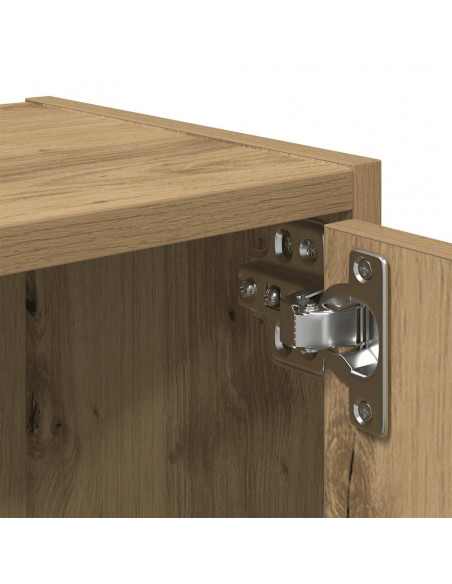 Libreria Rovere Artigianale 40x24x102 cm in Legno Multistrato