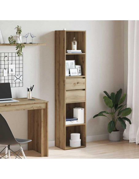 Libreria Rovere Artigianale 36x30x171 cm Legno Multistrato