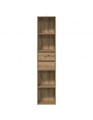 Libreria Rovere Artigianale 36x30x171 cm Legno Multistrato