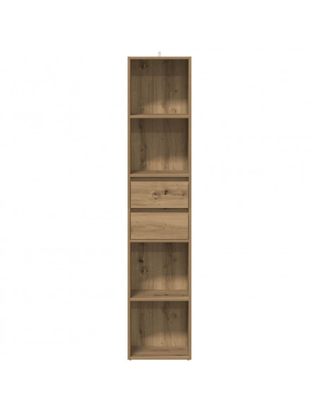 Libreria Rovere Artigianale 36x30x171 cm Legno Multistrato