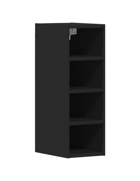 Mobile Pensile Nero 20x29,5x60 cm in Legno Multistrato