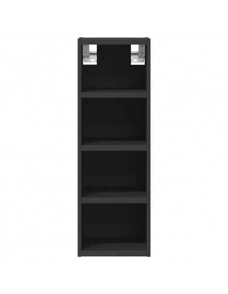 Mobile Pensile Nero 20x29,5x60 cm in Legno Multistrato