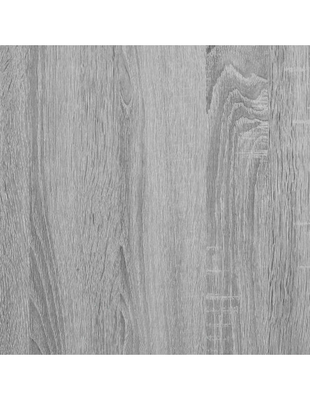 Set Mobili da Bagno 2 pz Grigio Sonoma in Legno Multistrato