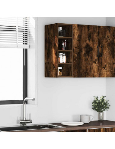 Mobile Pensile Rovere Fumo 20x29,5x60 cm in Legno Multistrato