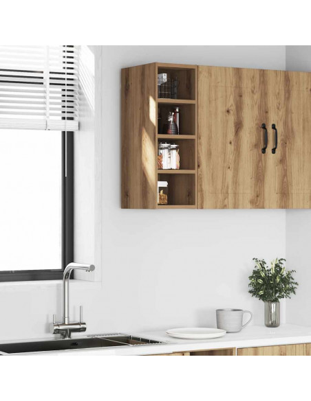 Mobile Pensile Rovere Artigianale 20x29,5x60 cm in Truciolato