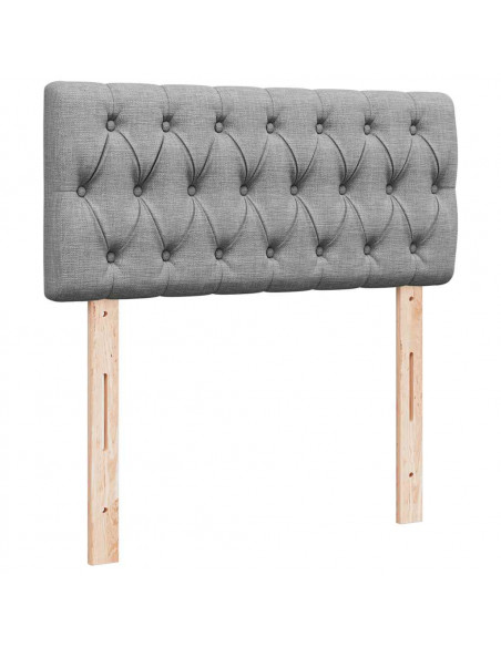 Struttura Letto Pouf con Materassi 180x200 cm in Tessuto