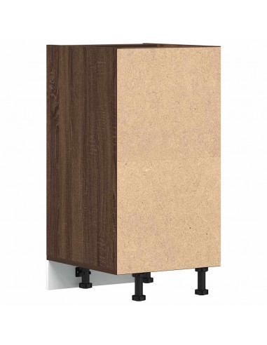 Armadio Inferiore Rovere Marrone 40x44,5x81,5 cm in Truciolato