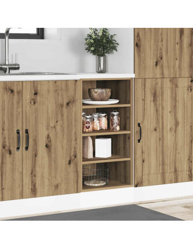 Armadio Inferiore Rovere Artigianale 40x44,5x81,5 cm Truciolato