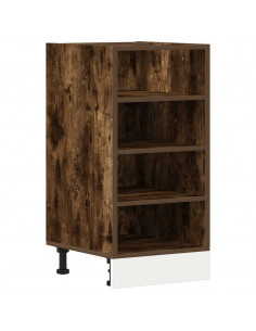 Armadio Inferiore Rovere Fumo 40x44,5x81,5 cm Legno Multistrato