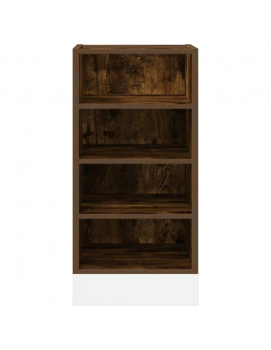 Armadio Inferiore Rovere Fumo 40x44,5x81,5 cm Legno Multistrato