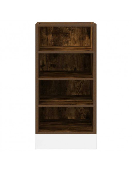 Armadio Inferiore Rovere Fumo 40x44,5x81,5 cm Legno Multistrato