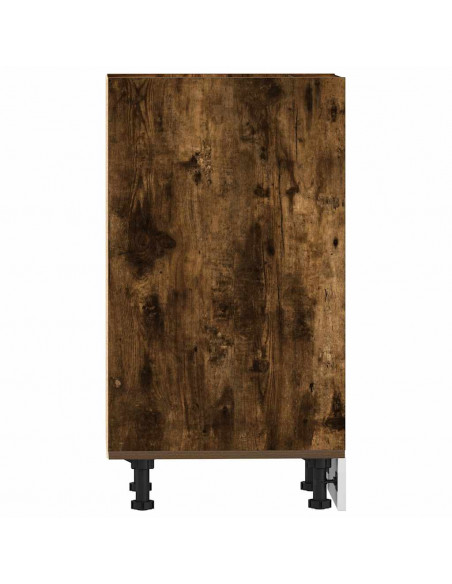 Armadio Inferiore Rovere Fumo 40x44,5x81,5 cm Legno Multistrato