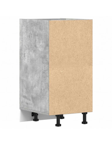 Armadio Inferiore Grigio Cemento 40x44,5x81,5 cm in Truciolato
