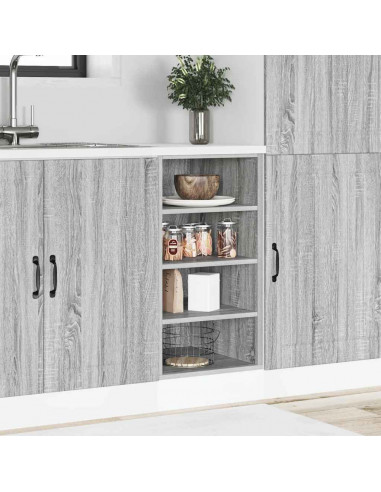 Armadio Inferiore Grigio Sonoma 40x44,5x81,5 cm in Truciolato