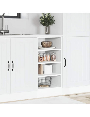 Armadio Inferiore Bianco 40x44,5x81,5 cm in Legno Multistrato