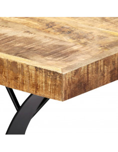 Tavolo da Pranzo 180x90x76 cm in Legno Massello di Mango