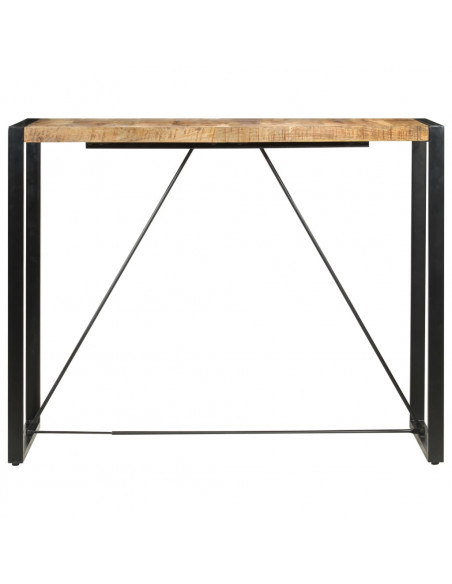 Tavolo da Bar 140x70x110cm in Legno Massello di Mango
