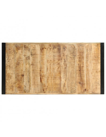 Tavolo da Bar 140x70x110cm in Legno Massello di Mango