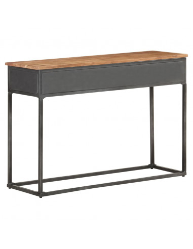 Tavolo Consolle 110x35x75 cm in Legno Massello di Acacia