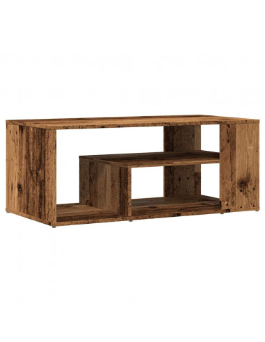 Tavolino Salotto Legno Vecchio 100x50x40 cm Legno Multistrato