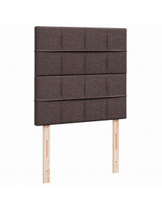 Struttura Letto Pouf con Materasso 90x200 cm in Tessuto